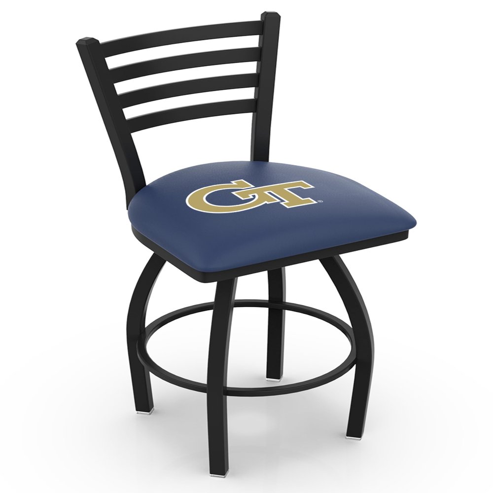 HBS L014 Georgia Tech 25" Swivel Counter Stool with Black Wrinkle Finish