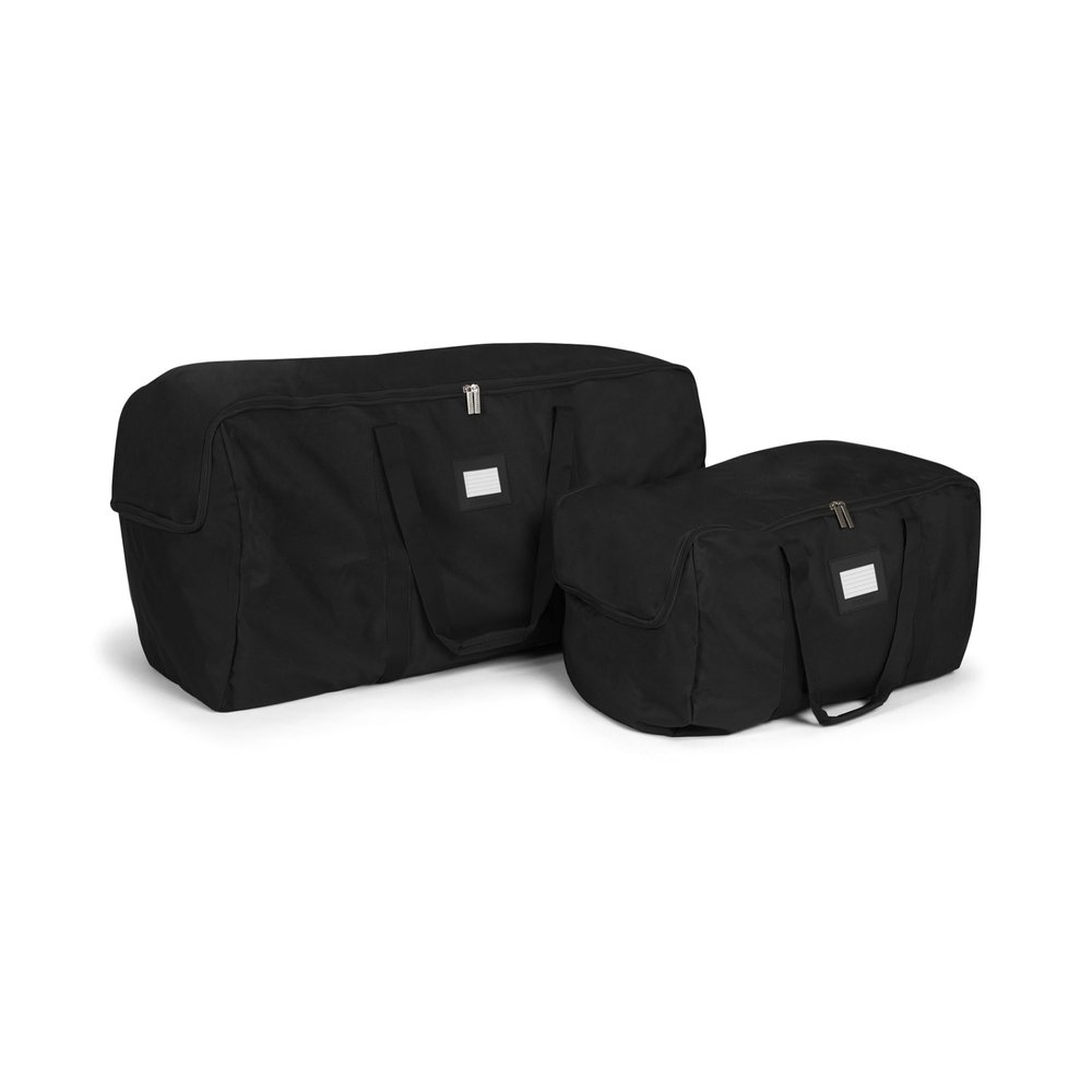 Covermates Keepsakes Garland Duffle Bag - Durable Polyester, Reinforced Handles, Fits up to 25 Foot Garland Depending on Thickness - Holiday Storage, Black