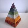 Top Amethyst 7-stone Crystal Healing Chakra Pyramid view 1