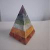 Top Amethyst 7-stone Crystal Healing Chakra Pyramid view 2