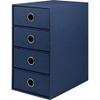 Rssler SOHO 4 Drawer Filing Storage Box - Navy Blue view 1