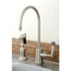 Kingston Brass Gourmetier KS7198FL Royale Single Handle Water Filtration Faucet, Brushed Nickel view 2