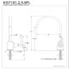 Kingston Brass Gourmetier KS7198FL Royale Single Handle Water Filtration Faucet, Brushed Nickel view 3