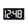 AcuRite 75114M 10-inch LED Digital Clock with Auto Dimming Brightness White view 1