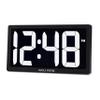 AcuRite 75114M 10-inch LED Digital Clock with Auto Dimming Brightness White view 2