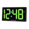 AcuRite 75112M 10-inch LED Digital Clock with Auto Dimming Brightness Green view 2
