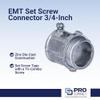 SIGMA ENGINEERED SOLUTIONS ProConnex TC-502 EMT Set Screw Connector 3/4", Gray, 25-Pack view 3