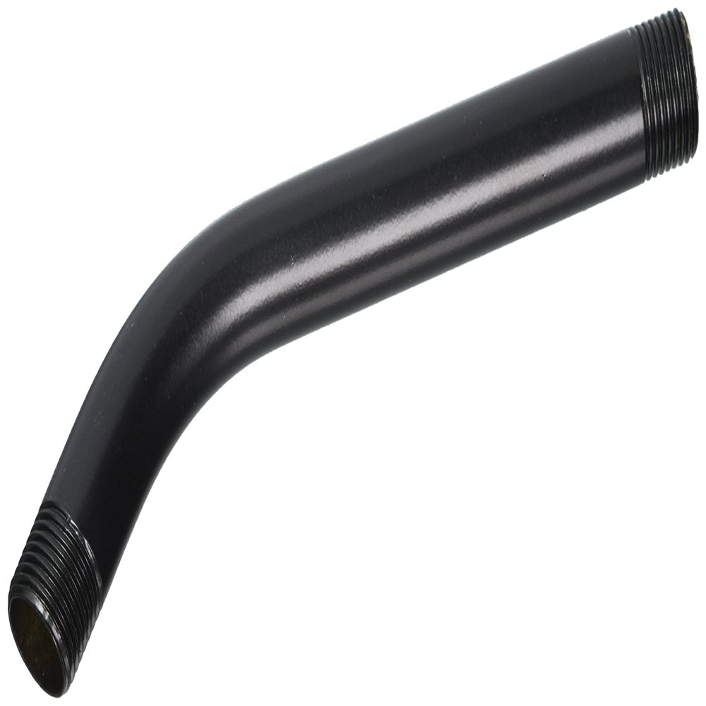 Jaclo 8032-MBK Brass Showerarm, 45 Degree 8", Matte Black