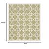 SAFAVIEH Washable Rug Outdoor Courtyard Collection - 6'7" x 9'6", Green & Beige, Non-Shedding & Easy Cleaning, Ideal for Patio, Backyard, Mudroom (CY6032-244) view 2