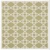 SAFAVIEH Washable Rug Outdoor Courtyard Collection - 6'7" x 9'6", Green & Beige, Non-Shedding & Easy Cleaning, Ideal for Patio, Backyard, Mudroom (CY6032-244) view 3