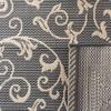 SAFAVIEH Washable Rug Outdoor Courtyard Collection - 7'10" Square, Grey & Natural, Non-Shedding & Easy Cleaning, Ideal for Patio, Backyard, Mudroom (CY2098-3606) view 4