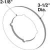 Prime-Line U 9517 3-1/2 In. Chrome Plated Back Plate (2 pack) view 2