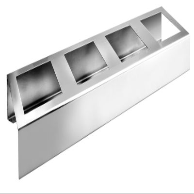 IBILI Base for Pyramid/Half-Sphere Mould, Stainless Steel, Silver, 40 x 10 x 5 cm