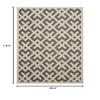 SAFAVIEH Washable Rug Outdoor Courtyard Collection - 6'7" x 9'6", Black & Beige, Non-Shedding & Easy Cleaning, Ideal for Patio, Backyard, Mudroom (CY6915-216) view 2