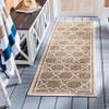 SAFAVIEH Washable Rug Outdoor Courtyard Collection - 9' x 12', Brown & Bone, Non-Shedding & Easy Cleaning, Ideal for Patio, Backyard, Mudroom (CY6916-242) view 4