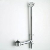 Jaclo 368-SB Fully Polished Lift and Turn Tub Waste, Satin Brass, Satin Brass