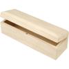 Creativ 577330 1-Piece Wooden Oblong Box Magnetic Catch Lift Up Lid, Wood view 1