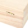 Creativ 577330 1-Piece Wooden Oblong Box Magnetic Catch Lift Up Lid, Wood view 2