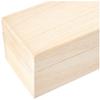 Creativ 577330 1-Piece Wooden Oblong Box Magnetic Catch Lift Up Lid, Wood view 3