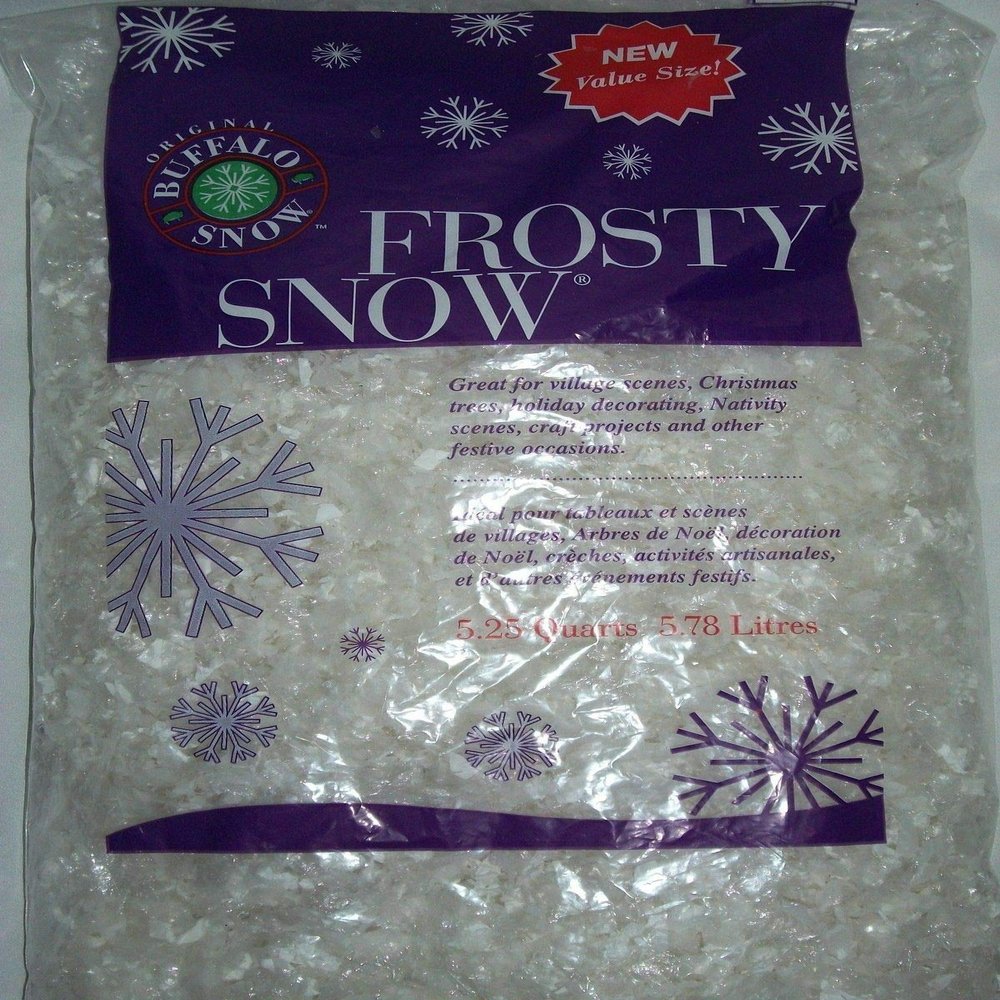 Buffalo Frosty Snow Flakes Polyethylene 1 pk