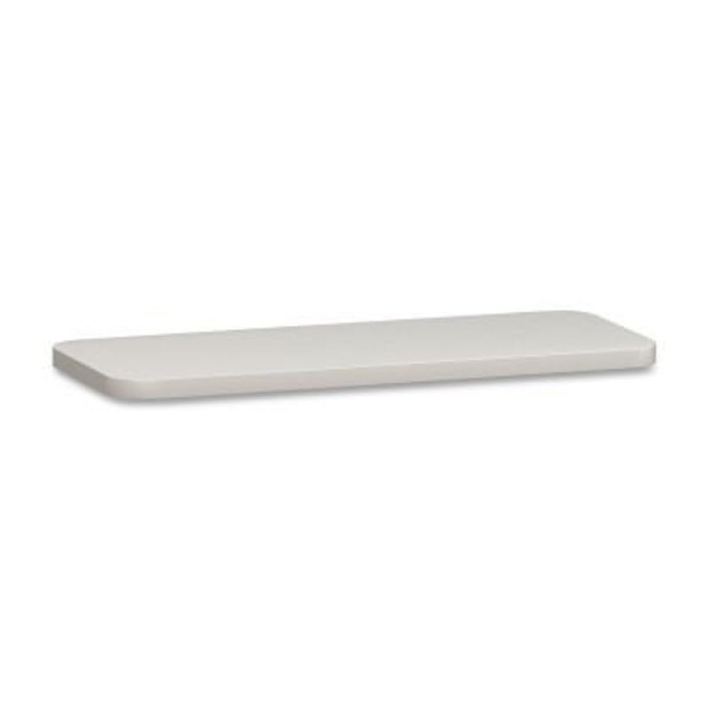 HON Company Straight Countertop, T-Mold Edge, 36 by 15-Inch, White/Light Gray