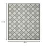 SAFAVIEH Washable Rug Outdoor Courtyard Collection - 6'7" x 9'6", Anthracite & Light Grey, Non-Shedding & Easy Cleaning, Ideal for Patio, Backyard, Mudroom (CY7570-78A5) view 2