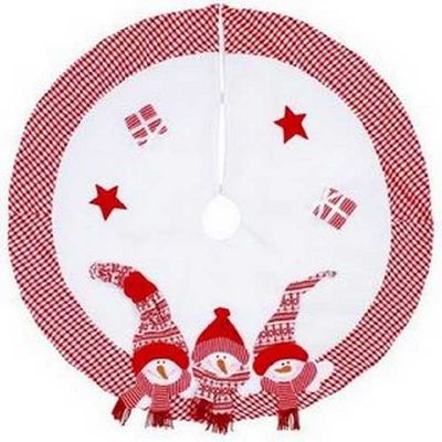42" Three Snowmen Christmas Tree Skirt