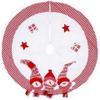 42" Three Snowmen Christmas Tree Skirt view 1