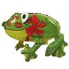 22" Frog with Kisses Air Walker Mylar Balloon view 1