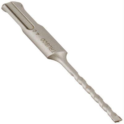 TRUSCO TCD-SDS-40 Lightweight Hammer Drill Concrete Drill (SDS) Blade Diameter 1.6 x 4.3 inches (4 x 110 mm)