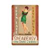 12 X 18 Vintage Metal Sign - Speakeasy view 1