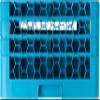 Carlisle FoodService Products RG36-314 OptiClean 36 Compartment Glass Rack with 3 Extenders, 2-15/16" Compartments, Blue (Pack of 2) view 3