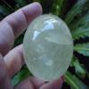 E1517 Gemqz Green Transparent Calcite Carved Sphere !! view 1