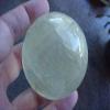 E1517 Gemqz Green Transparent Calcite Carved Sphere !! view 2