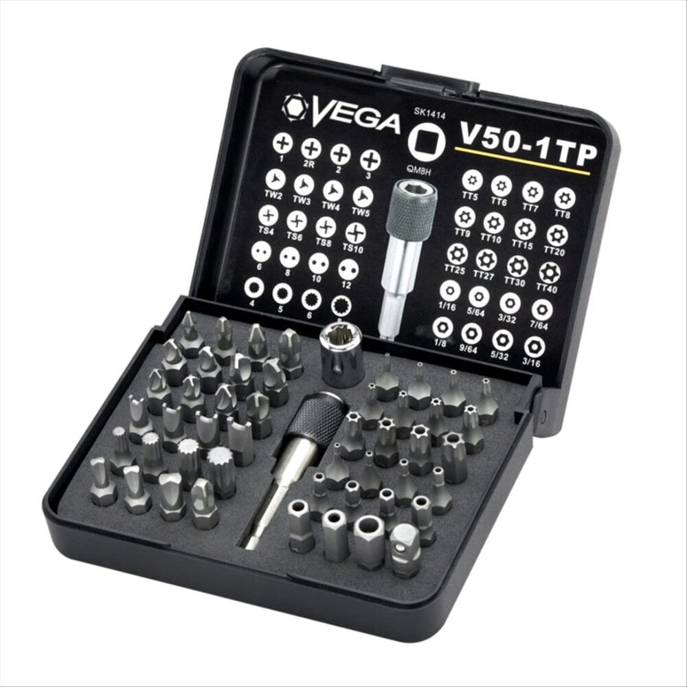 50pc Driver Bit Set (Tamper)