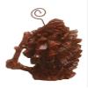 Arcadia Silk Plantation Resin Pinecone Placecard Holder Rust view 1