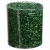3"Dx4.75"H Tube Confetti in Acetate Tube Green (pack of 12) view 1