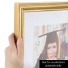 ArtToFrames 17x33 inch Gold Foil on Pine Wood Picture Frame, 2WOM0066-81375-YGLD-17x33 view 4