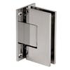 Brushed Nickel Wall Mount Positive Close Vienna Hinge view 1
