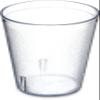 Carlisle FoodService Products Stackable Tumbler with Pebbled Exterior for Kitchen, Restaurants, And Fast Food, Plastic, 16 Ounces, Clear, (Pack of 24) view 1