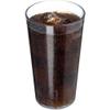 Carlisle FoodService Products Stackable Tumbler with Pebbled Exterior for Kitchen, Restaurants, And Fast Food, Plastic, 16 Ounces, Clear, (Pack of 24) view 3