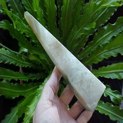 E4404 Gemqz Agate Carved Obelysk X-large Beauty !