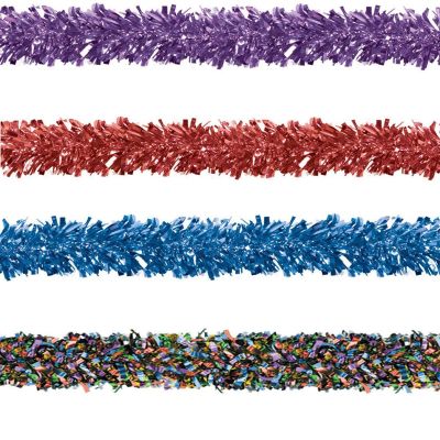 6-Ply FR Gleam 'N Fest Festooning Garland (green) Party Accessory (1 count)