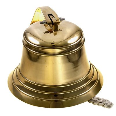 8" Nautical Brass Ship Bell - Maritime Dinner Bells