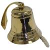 8" Nautical Brass Ship Bell - Maritime Dinner Bells view 2