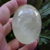 E6508 Gemqz Transparent Green Calcite Sphere Large !! view 1
