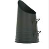Black Steel Coal Hod with Handle - 21.25 inch view 1