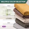 CCS Waterproof Canvas Tarp Cover  Heavy Duty Duck Cloth, Waxed Canvas Tarpaulin with Rustproof Brass Grommets for Camping, Construction, Equipment & Outdoor Use (Brown, 6x8 Ft) view 4