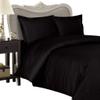 ITALIAN 1500 Thread Count Egyptian Cotton QUEEN Size, BLACK Stripe, Duvet Cover Set Set includes 1 DUVET COVER and 2 PILLOW SHAMS/Pillow Cases view 1