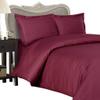 1200 Thread Count Egyptian Cotton CALIFORNIA KING Size, BURGUNDY Stripe, Duvet Cover Set Set includes 1 DUVET COVER and 2 PILLOW SHAMS/Pillow Cases view 1